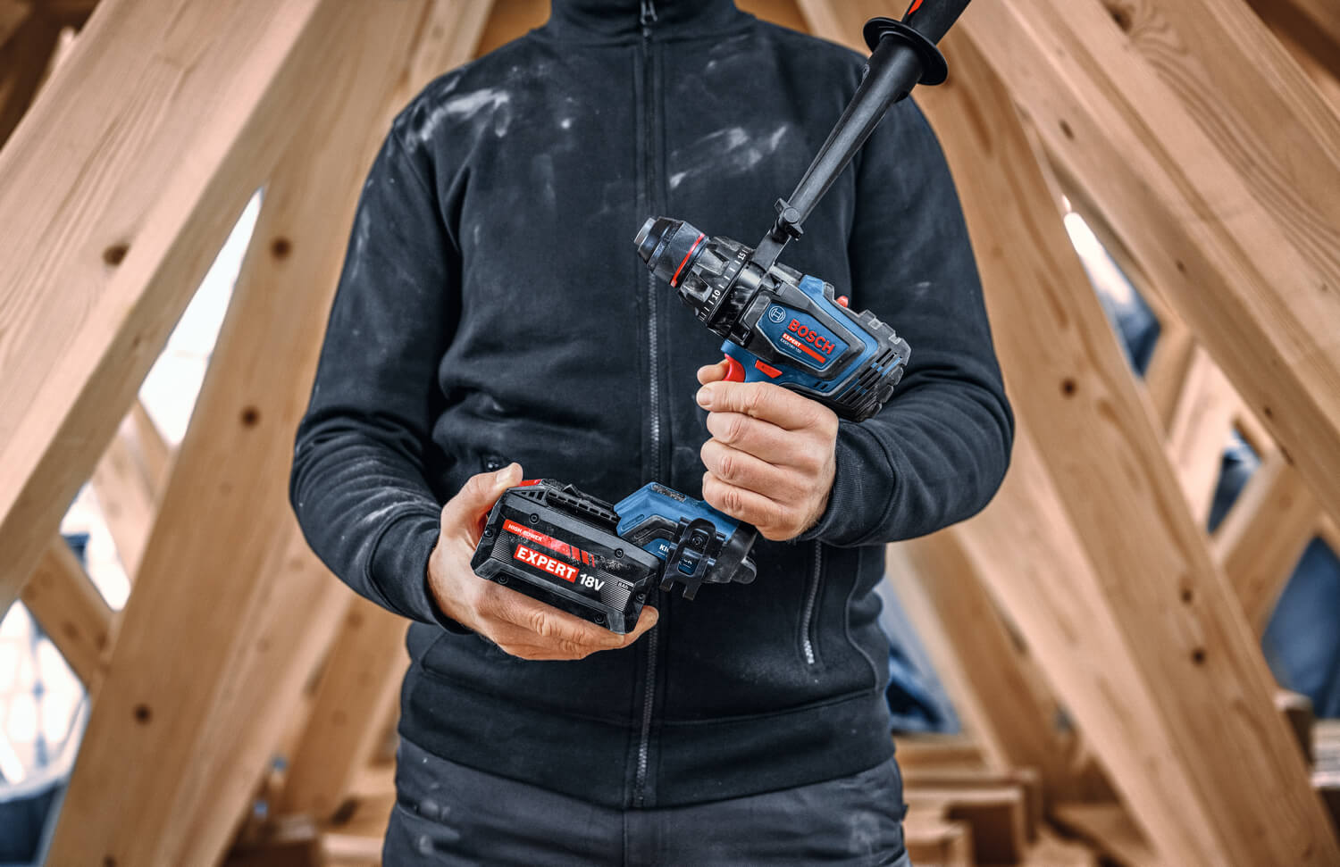 wiertarko-wkrętarka Bosch EXSR18V-150 18V 150Nm